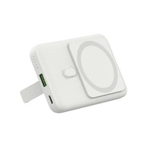 MG132 White 10000mAh Magnetic Wireless Power Bank 15W fast charging PD20W with holder function